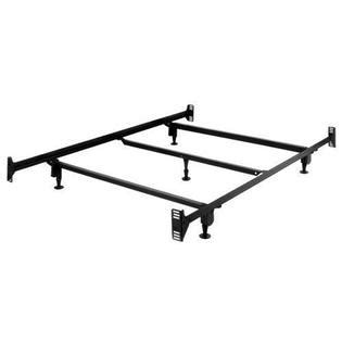 sturdy metal bed frame with headboard and footboard brackets|adjustable headboard for ghost bed.